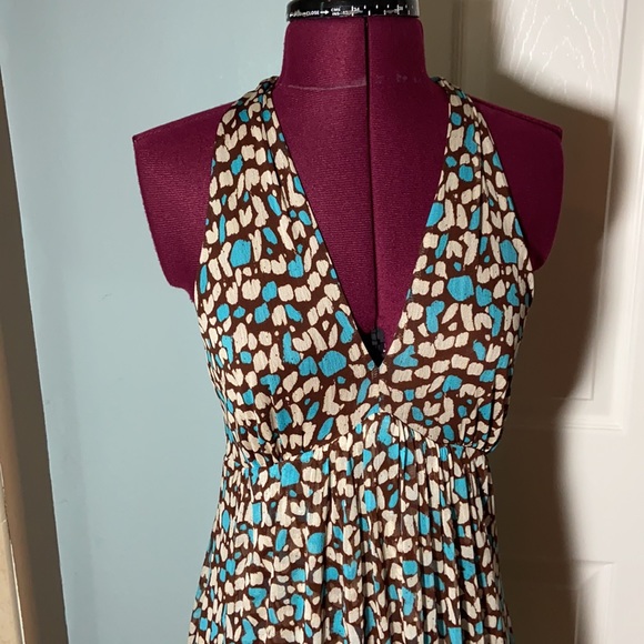 Like new DVF silk halter dress - Picture 3 of 9